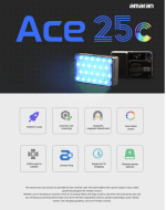 Đèn LED amaran ACE 25C RBG Full Color
