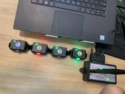 Tally báo hiệu xanh đỏ ZCTX set 4 đèn nhỏ gọn