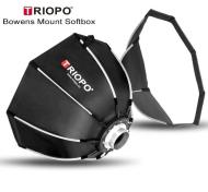 Softbox bát giác thao tác nhanh Triopo K2-90 ngàm Bowen